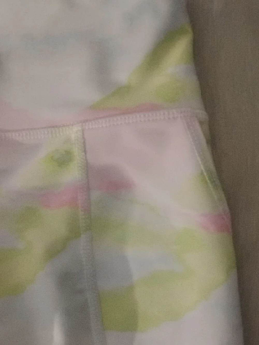 Pastel Tie-Dye High-Waist Leggings